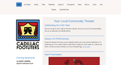 Desktop Screenshot of cadillacfootliters.com